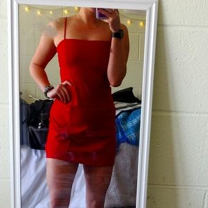 Red Urban Outfitters Cocktail Dress